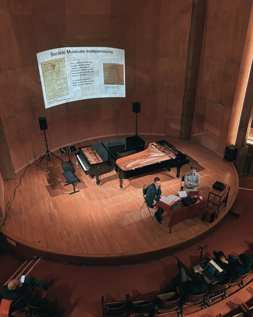 Conférence : La salle Cortot, un passé historique de création musicale
