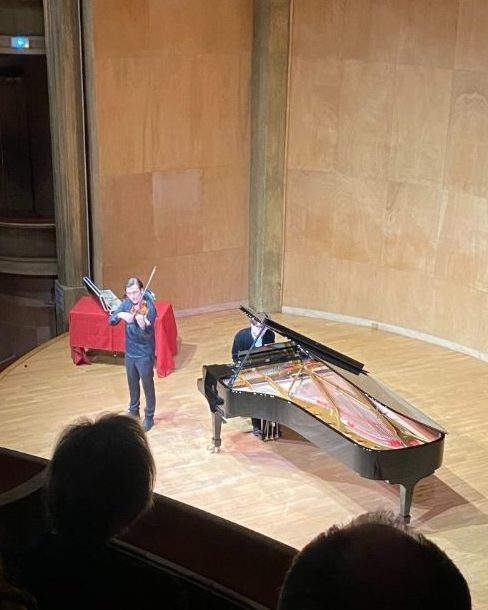 Masterclasse de violon avec Nemanja Radulovic avec Alexandre Bervetsky