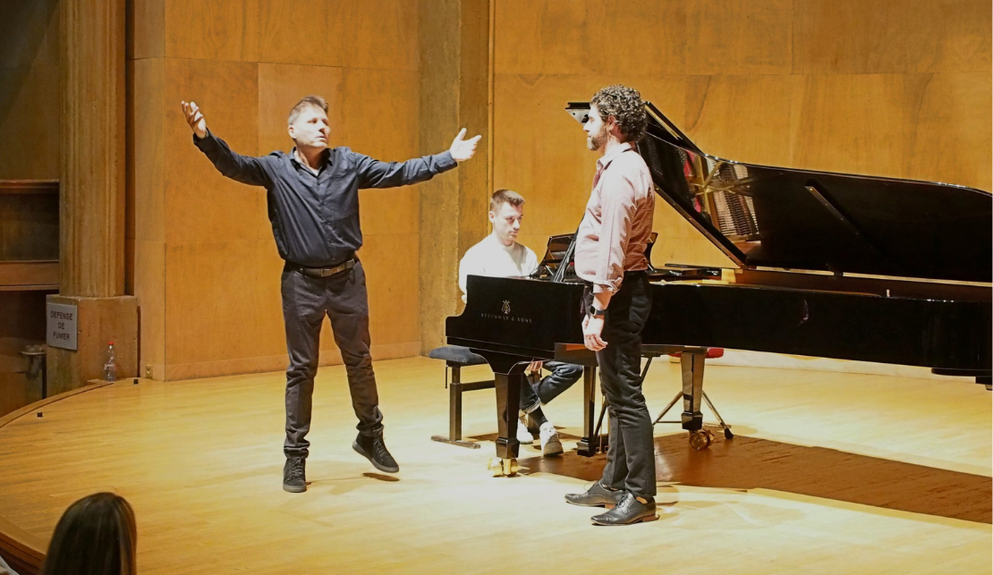 Masterclass de chant avec Stéphane Sénéchal
