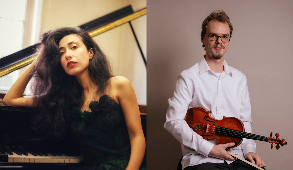 Nino Modebadze, piano & Hugo Chavane, violon | Schumann, Brahms