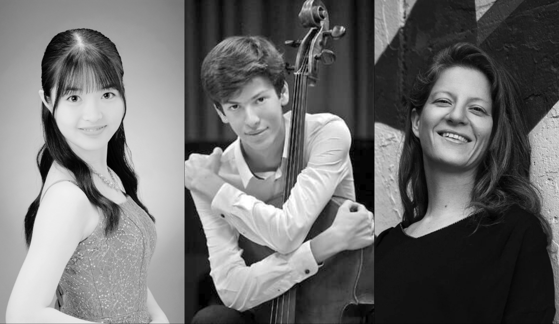 Ran Sakai, piano, Esteban Jimenez Suarez, violoncelle & Flore Merlin, piano