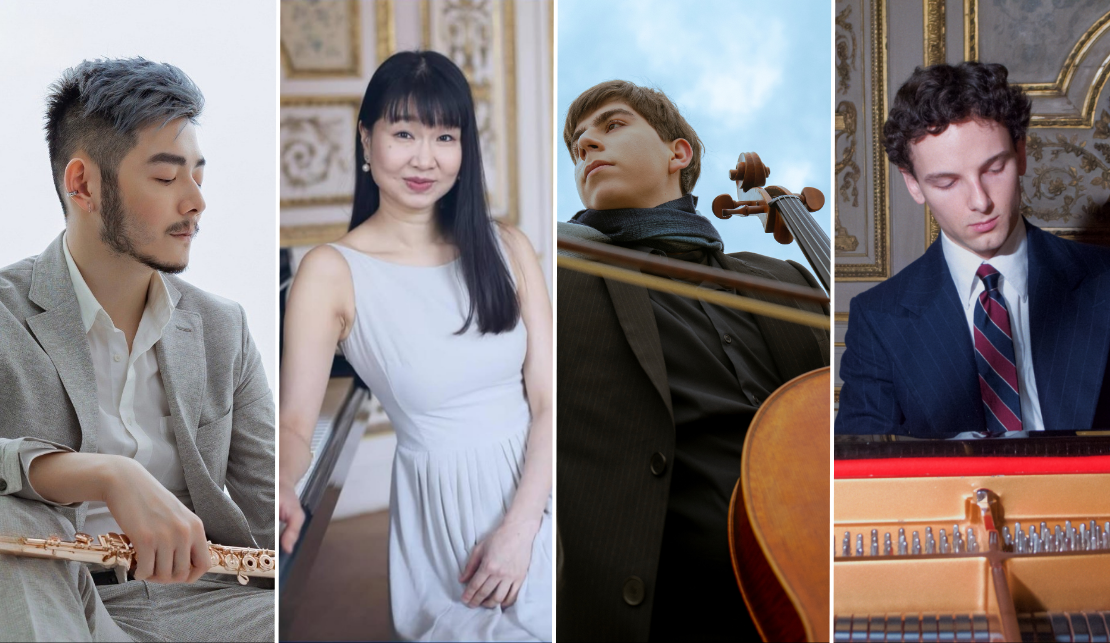 Tien-Chia YEH, flûte & Itsuko MUKAIYAMA, piano – Luís Dias CANALI, violoncelle & Valentin WALCZAK, piano