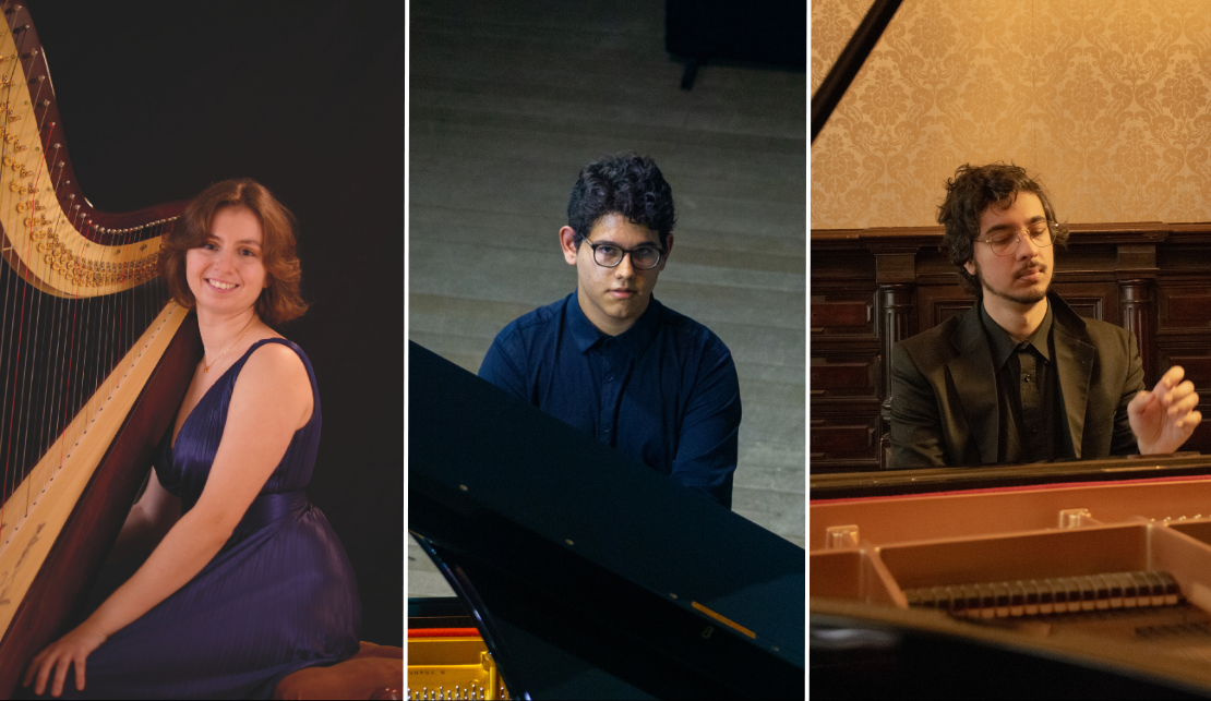 Pauline ELKAIM, harpe – Arthur DANTE, piano – Daniel STRASBERG, piano  