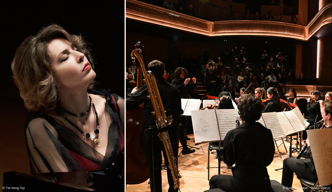 Polina Osetinskaya, piano – Ensemble Atmosphères | Gubaidulina, Copland, Chostakovitch…